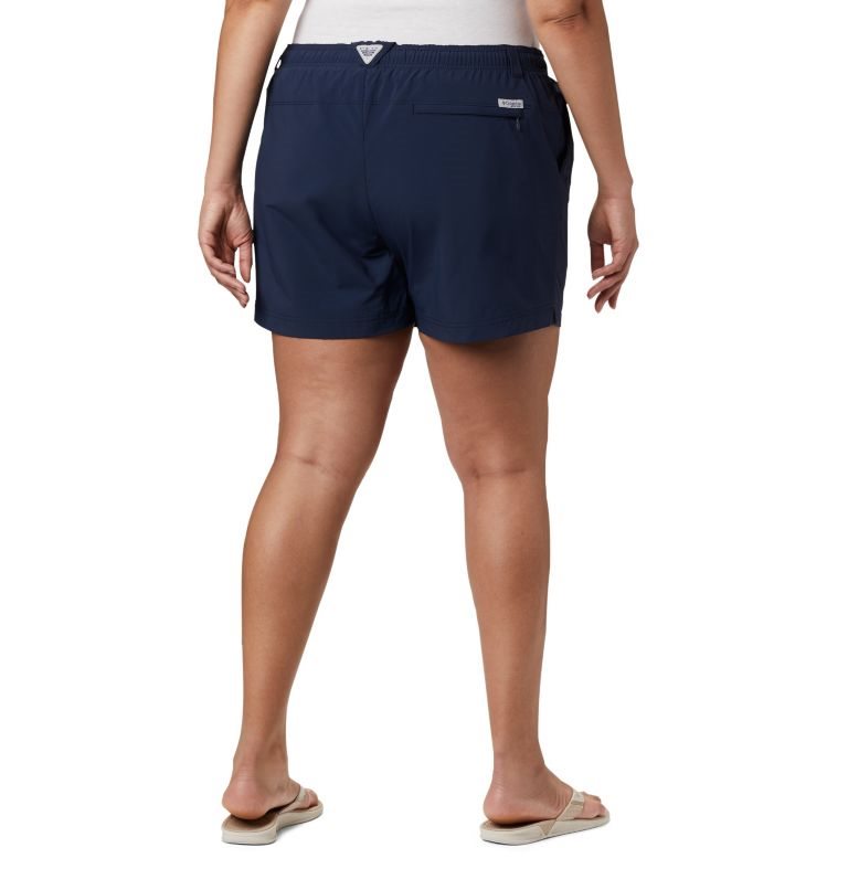 Women's Columbia PFG Backcast Water Shorts Navy | Plus Size CA-U1ALC
